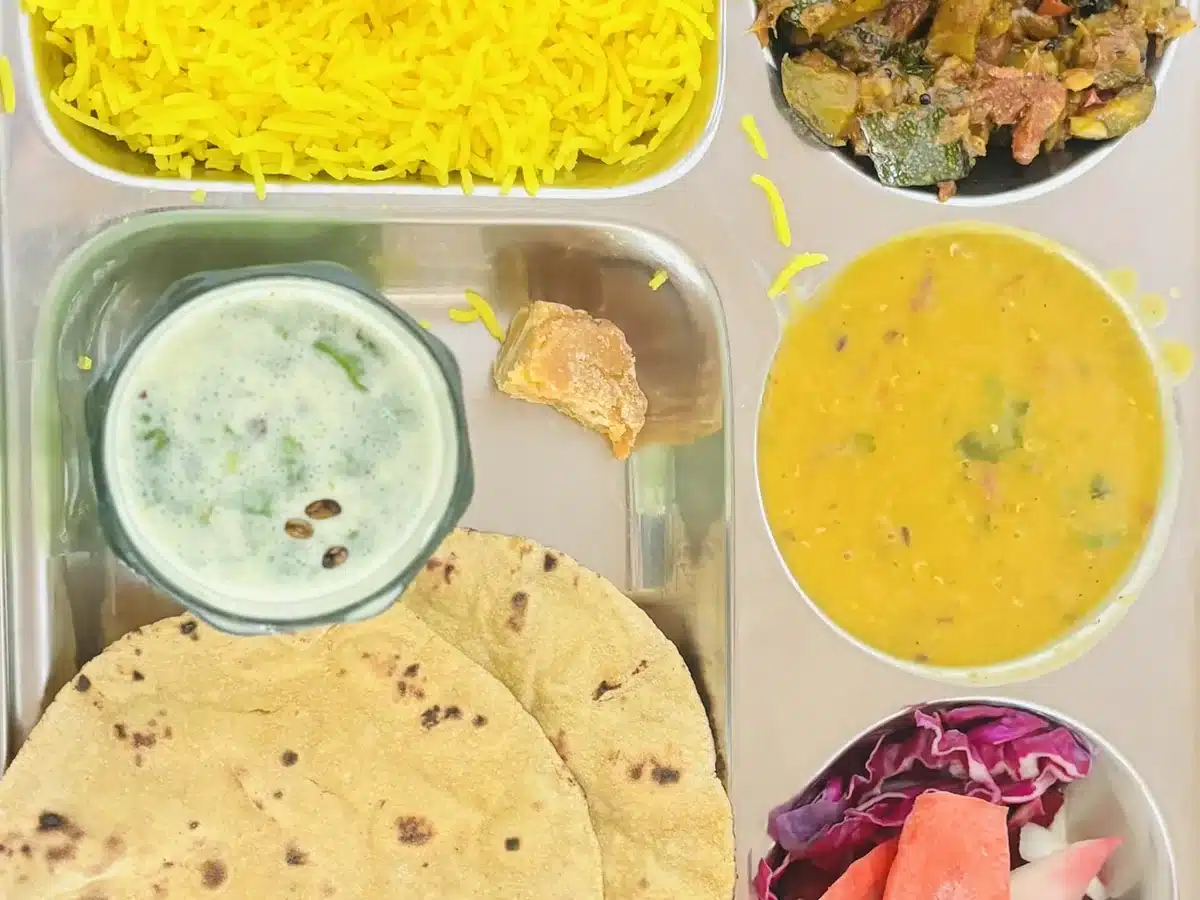 Sattvic meal during pain management retreat at Yan Cure Rishikesh